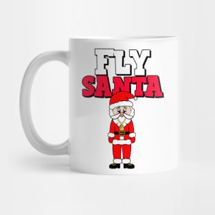 FLY Funny Santa Clause Mug